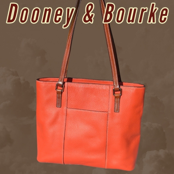 Bundle, Pebbled Leather Small Lexington in Orange & Continental Wallet in Grey